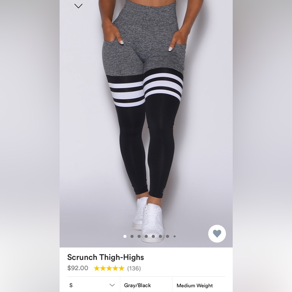 Bombshell Sportswear Thigh High leggings size small